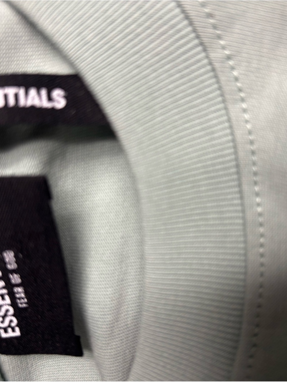 FW19 fear of god essentials blue tee - Picture 3 of 5